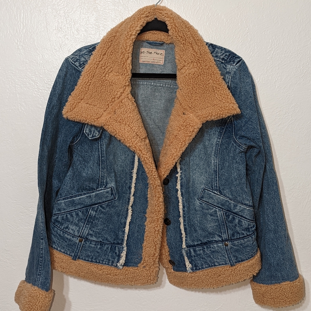 Free People Rylee Jean Moto Jacket